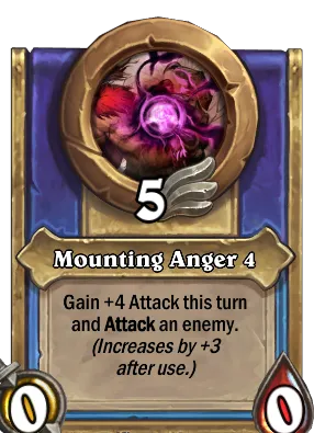 Mounting Anger 4 Card Image