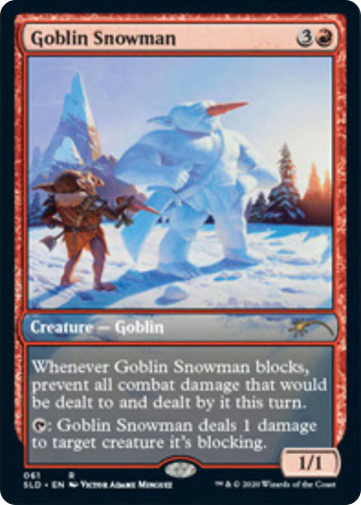 Goblin Snowman Card Image