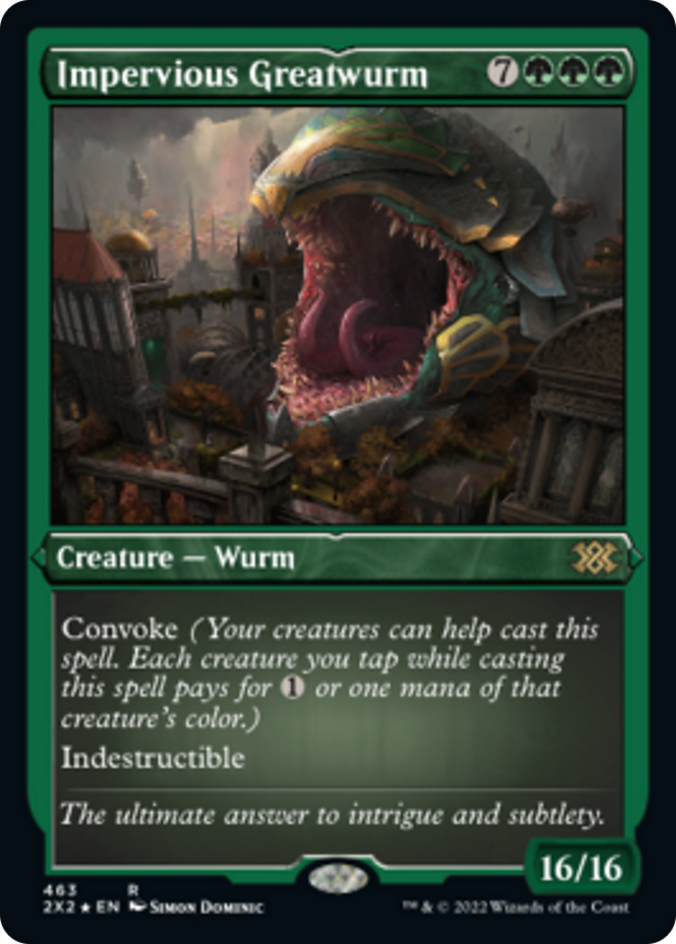 Impervious Greatwurm Card Image
