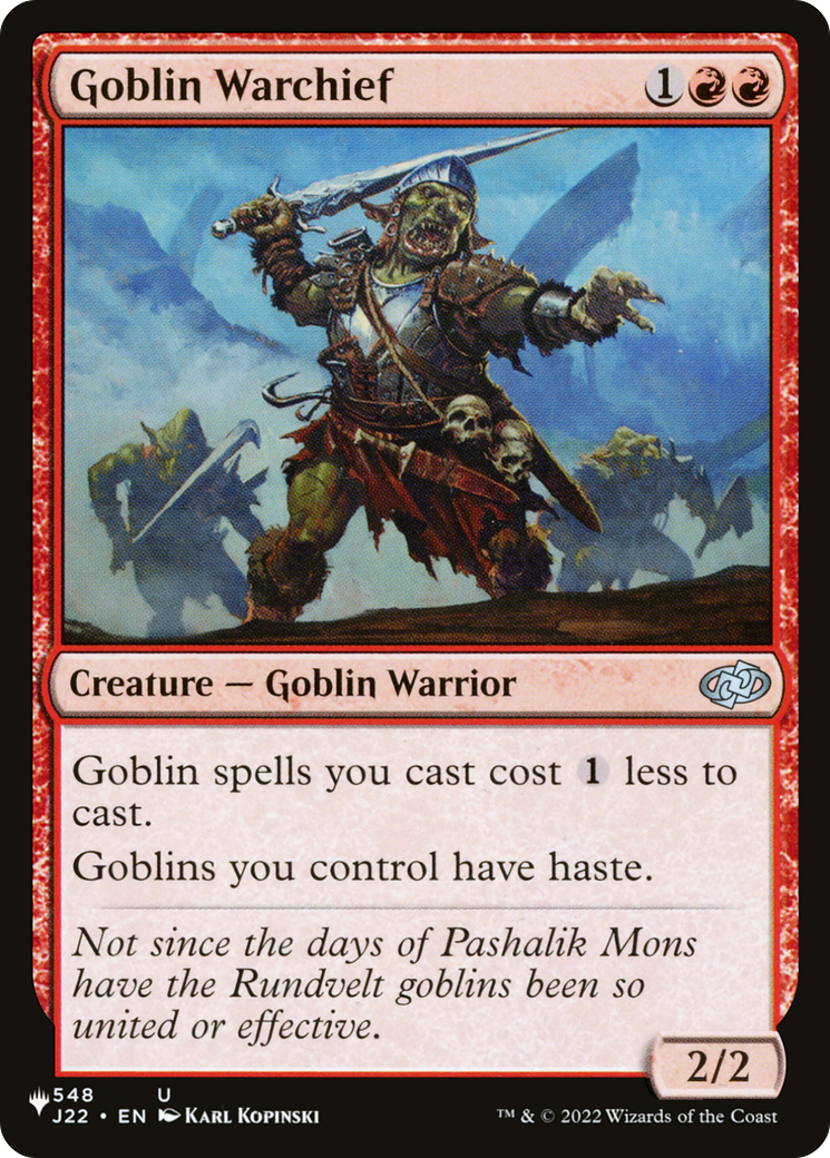 Goblin Warchief Card Image