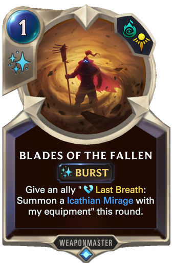 Blades of the Fallen Card Image