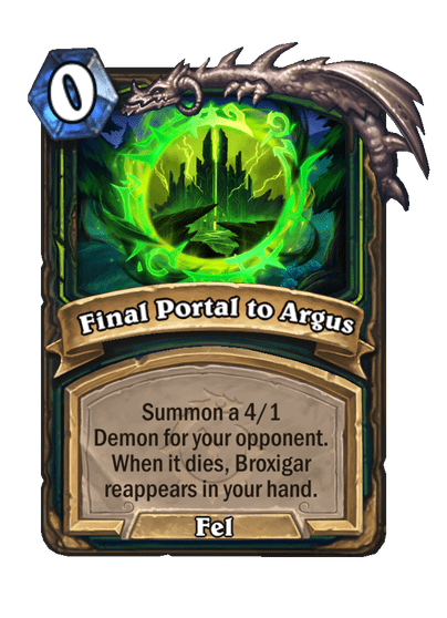 Final Portal to Argus Card Image