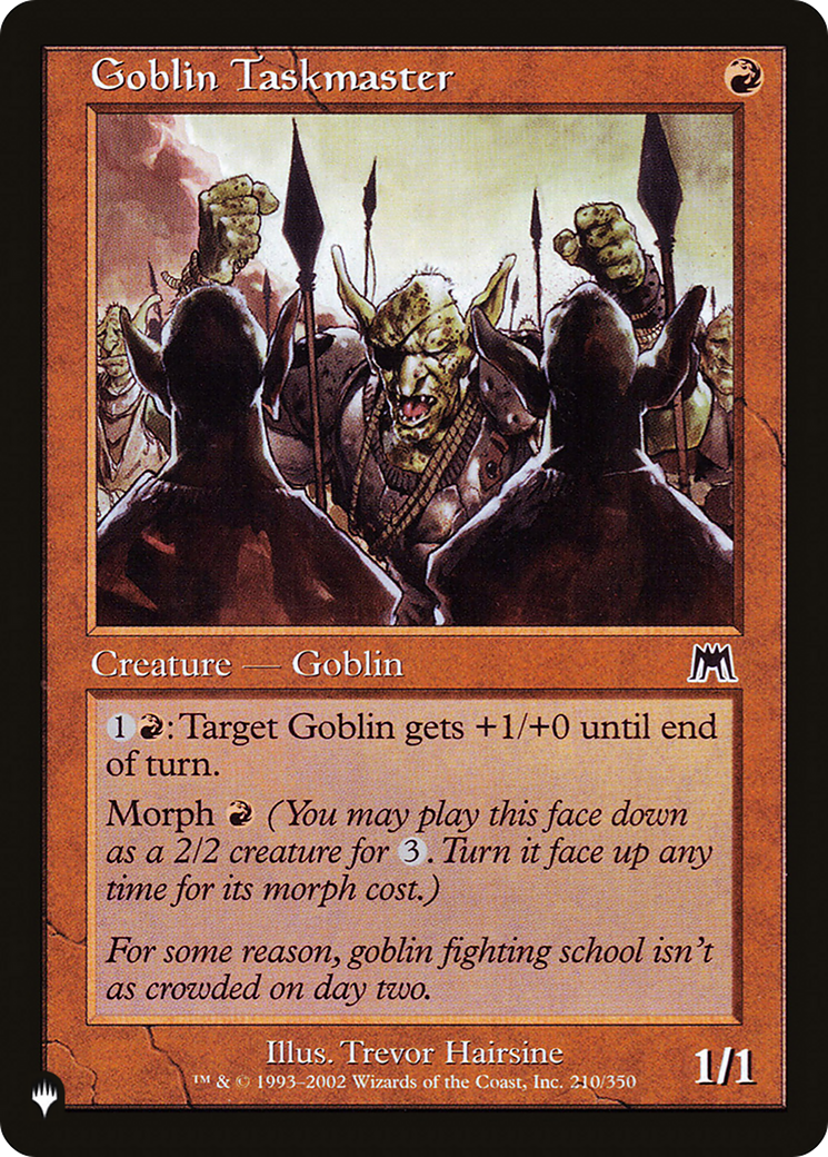 Goblin Taskmaster Card Image