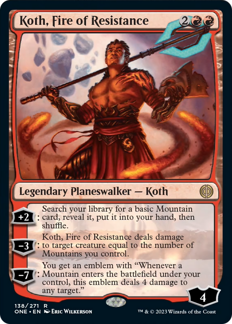 Koth, Fire of Resistance Card Image