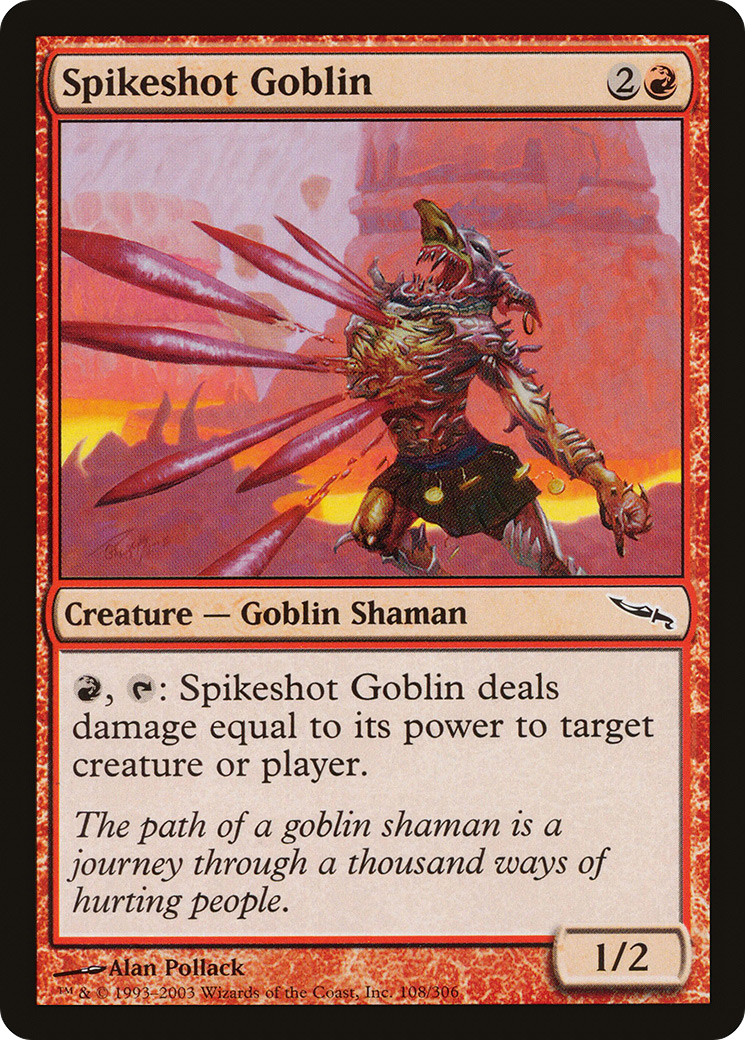 Spikeshot Goblin Card Image