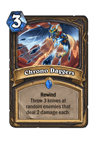 New Rogue Spell - Chrono Daggers