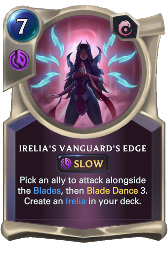 Irelia's Vanguard's Edge Card Image