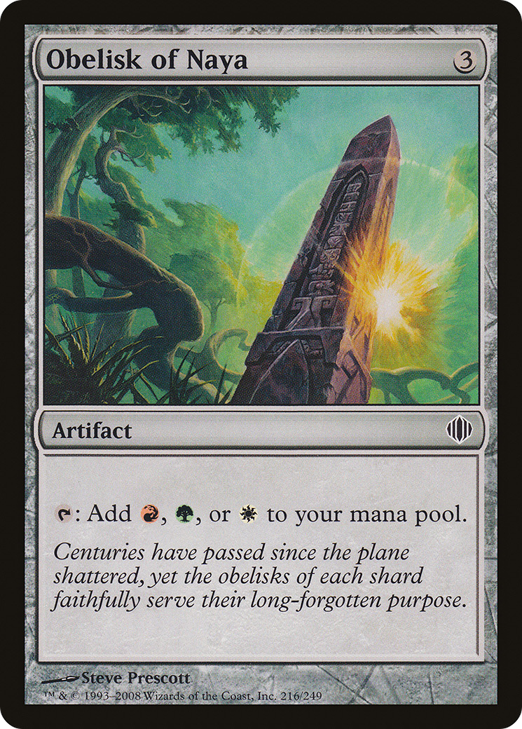 Obelisk of Naya Card Image