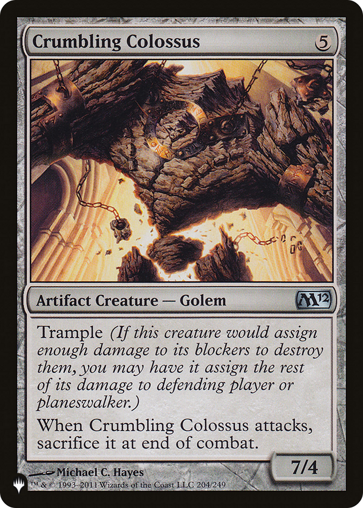 Crumbling Colossus Card Image