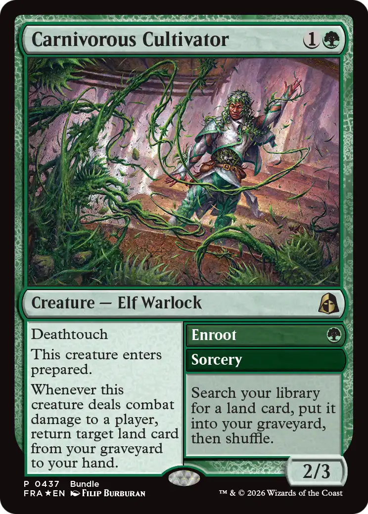 Enroot Magic: The Gathering card