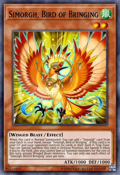 Simorgh, Bird of Bringing Card Image