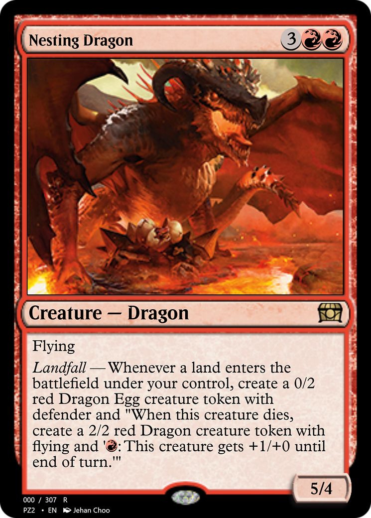 Nesting Dragon Card Image