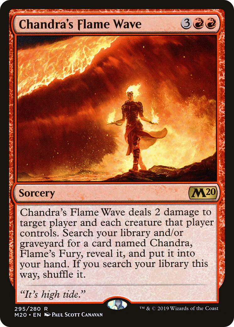 Chandra's Flame Wave Card Image
