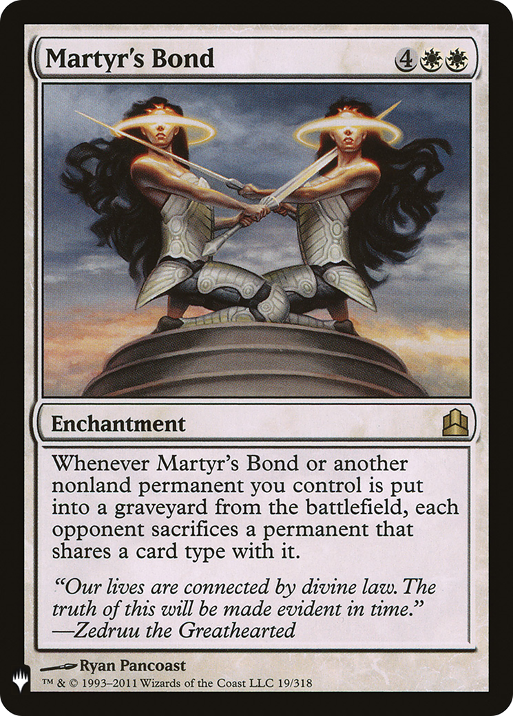 Martyr's Bond Card Image