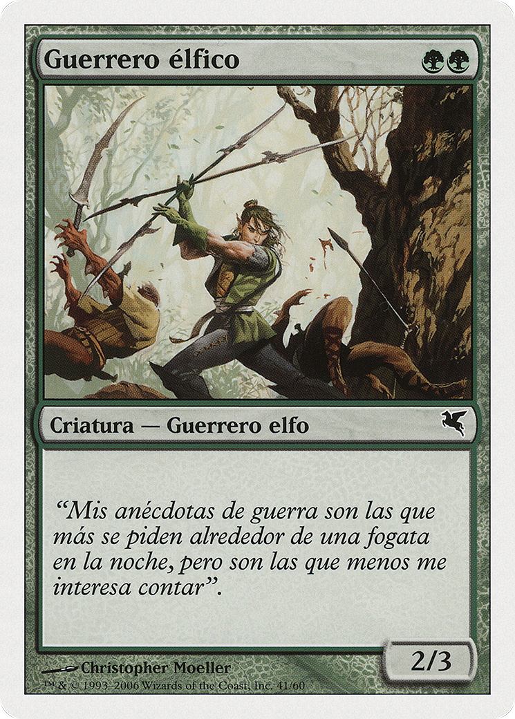 Elvish Warrior Card Image