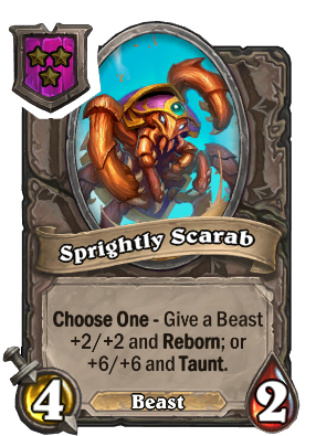 Sprightly Scarab Card Image