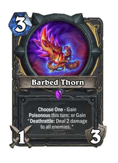 Barbed Thorn Card Image