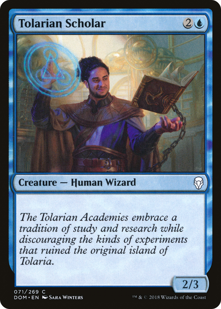 Tolarian Scholar Card Image