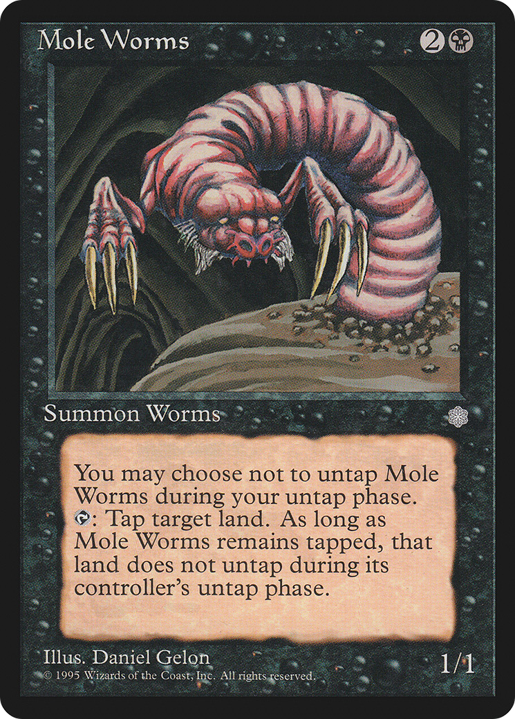 Mole Worms Card Image