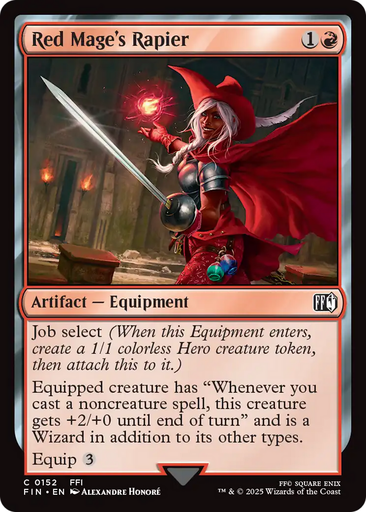 Red Mage's Rapier Card Image