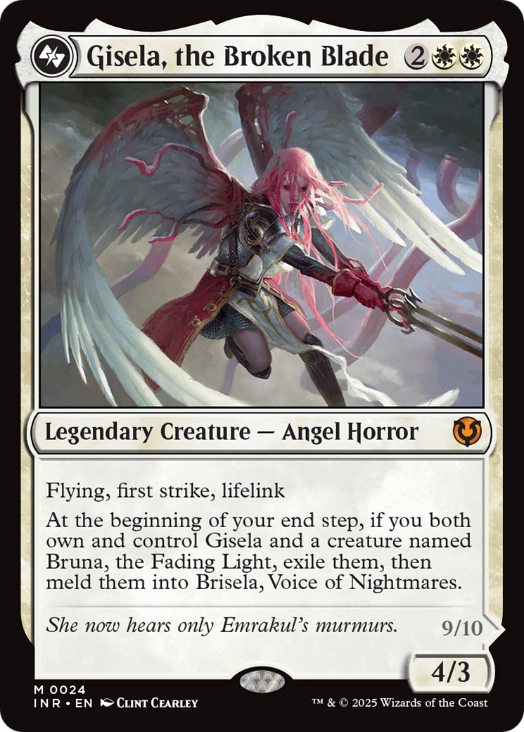 Gisela, the Broken Blade // Brisela, Voice of Nightmares Card Image