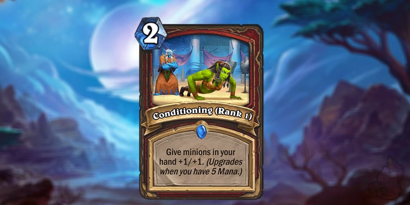 TTKapai Reveals a New Forged in the Barrens Warrior Card - Conditioning (Rank 1)