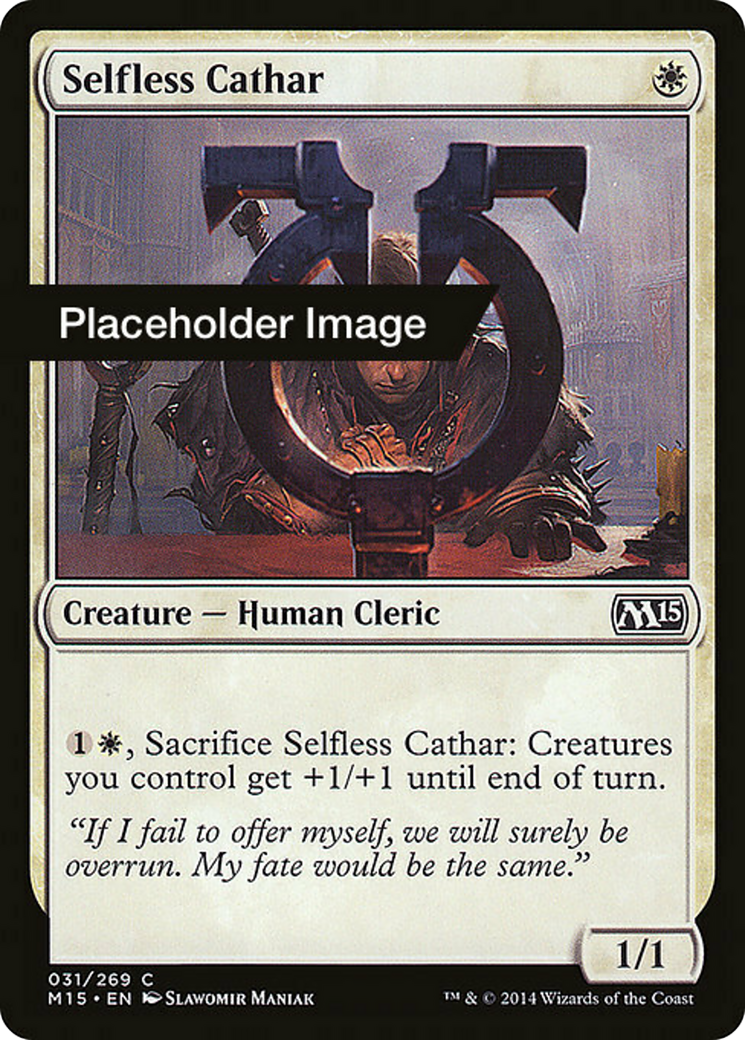 Selfless Cathar Card Image