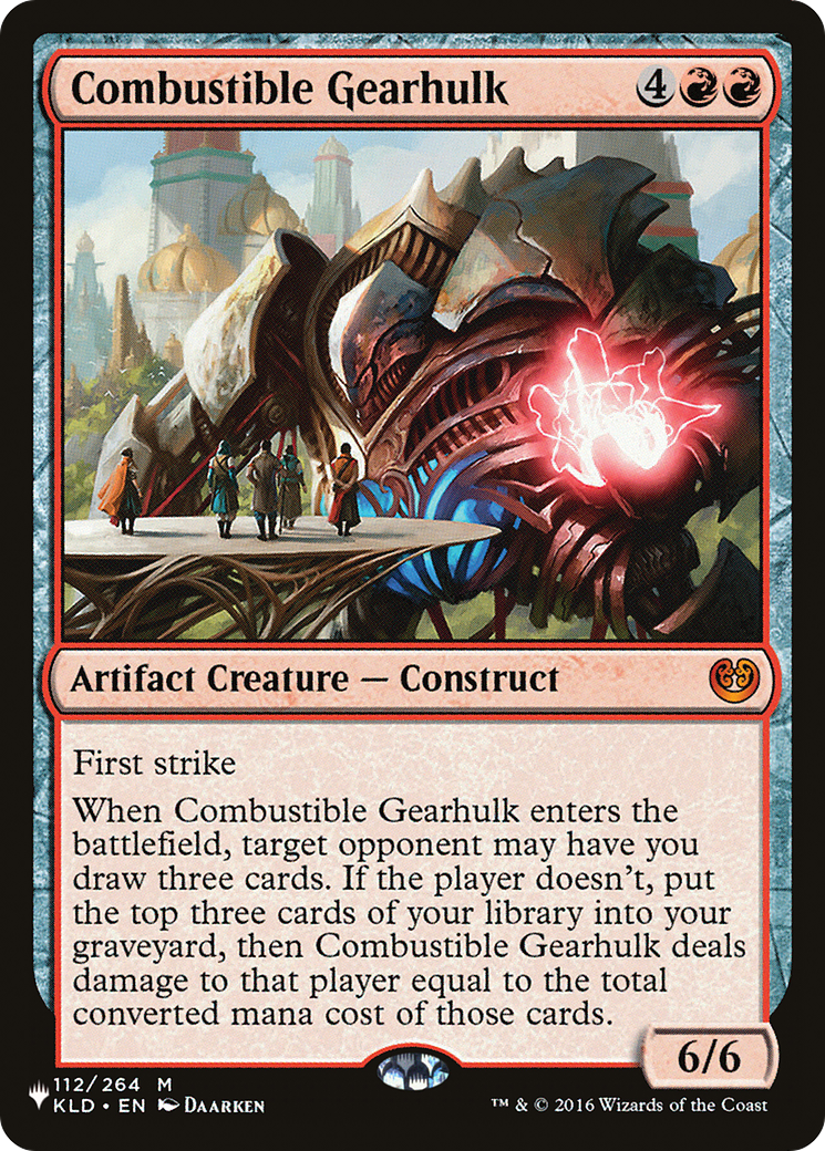 Combustible Gearhulk Card Image