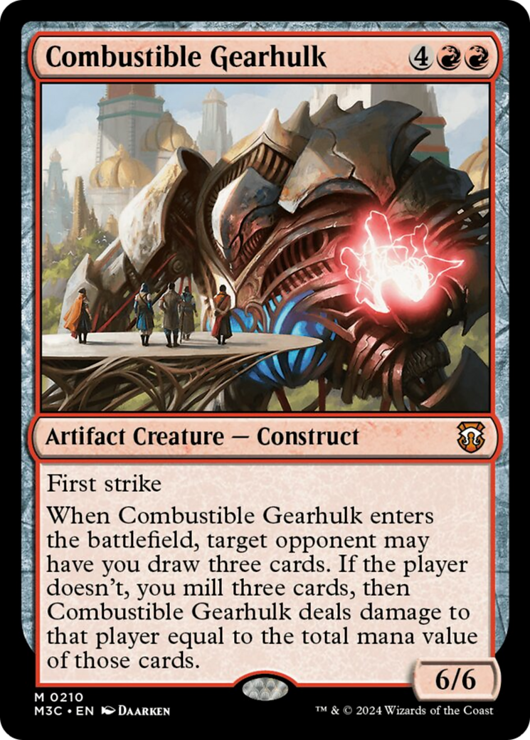 Combustible Gearhulk Card Image