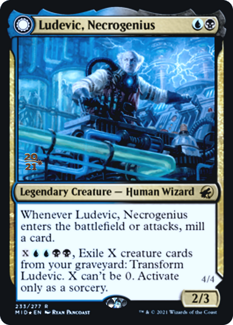 Ludevic, Necrogenius // Olag, Ludevic's Hubris Card Image