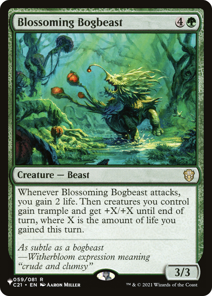 Blossoming Bogbeast Card Image