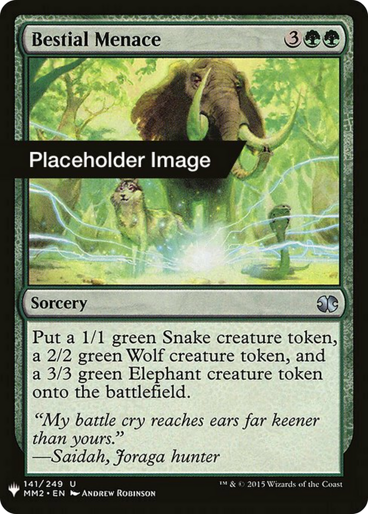 Bestial Menace Card Image