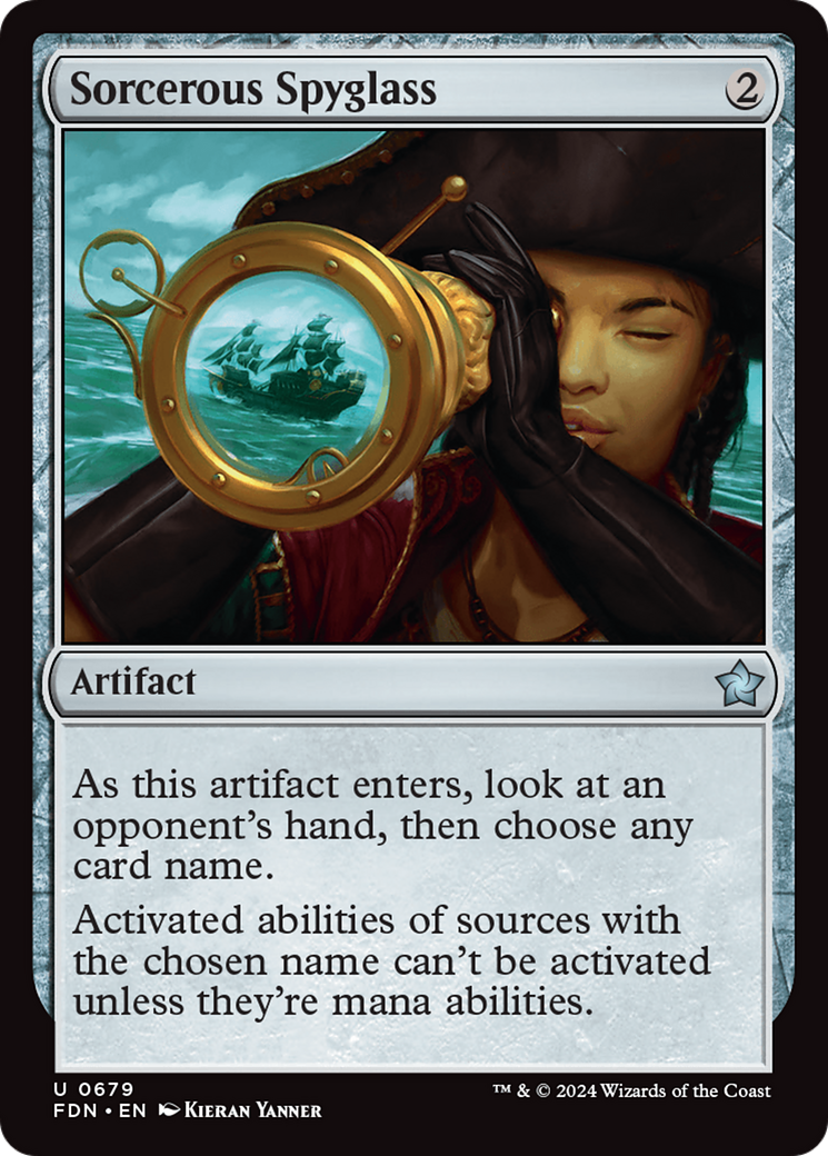 Sorcerous Spyglass Card Image