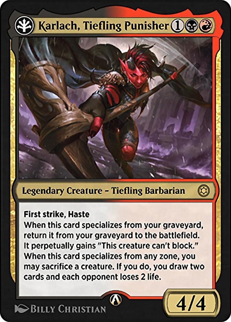 Karlach, Tiefling Punisher Card Image