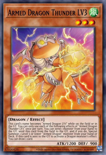 Armed Dragon Thunder LV3 Card Image