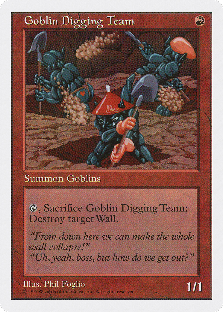 Goblin Digging Team Card Image