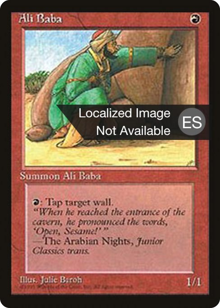 Ali Baba Card Image