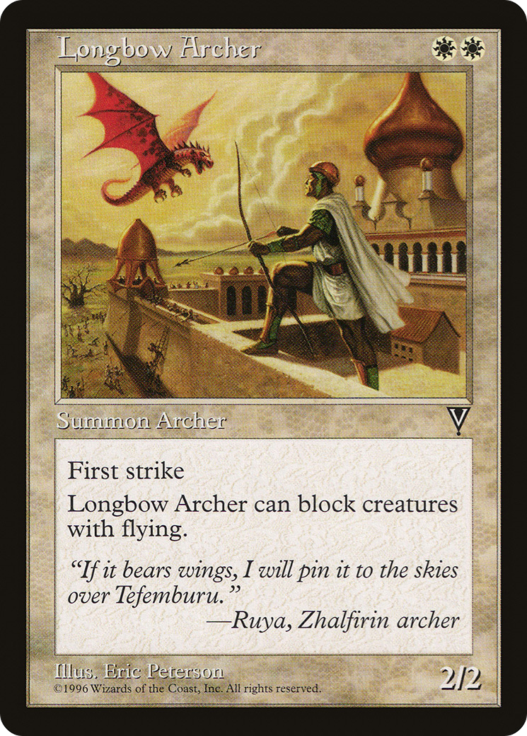 Longbow Archer Card Image