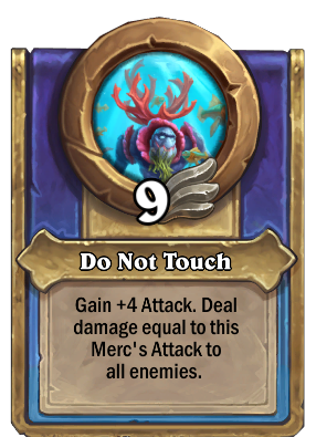 Do Not Touch Card Image