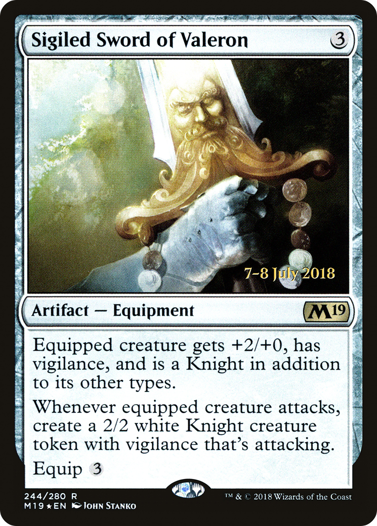 Sigiled Sword of Valeron Card Image