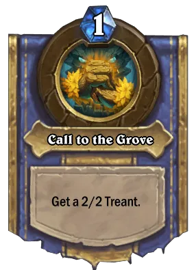 Call to the Grove Card Image