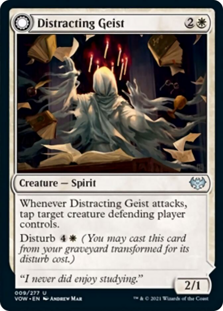 Distracting Geist // Clever Distraction Card Image