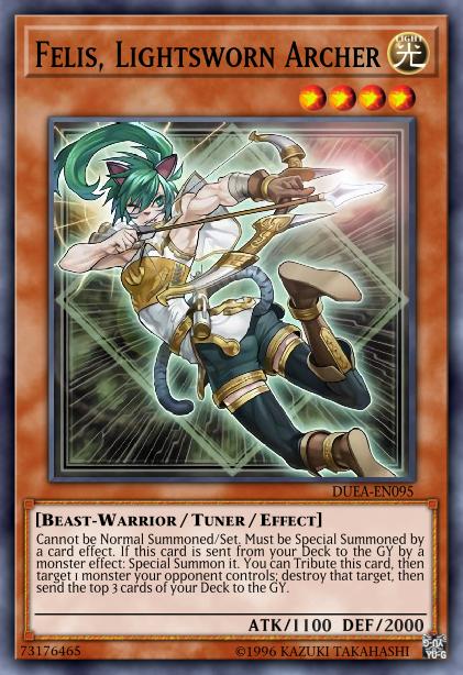 Felis, Lightsworn Archer Card Image