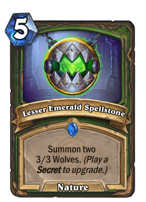Lesser Emerald Spellstone - Hearthstone Cards - Out of Games