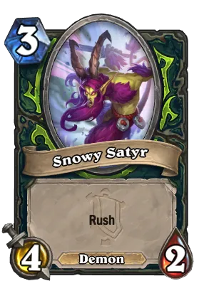 Snowy Satyr Card Image