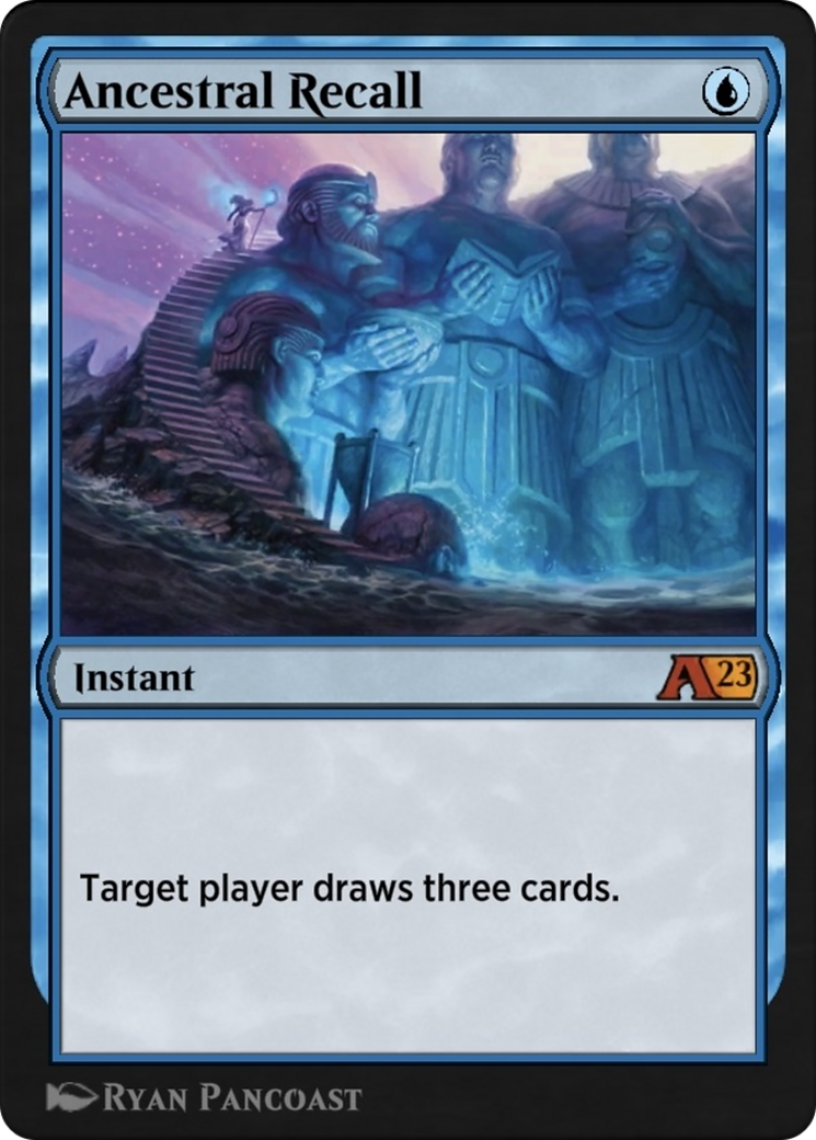 Ancestral Recall Card Image