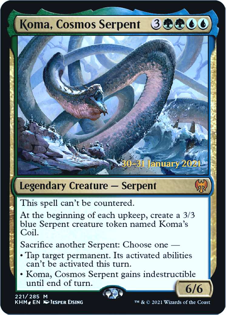 Koma, Cosmos Serpent Card Image