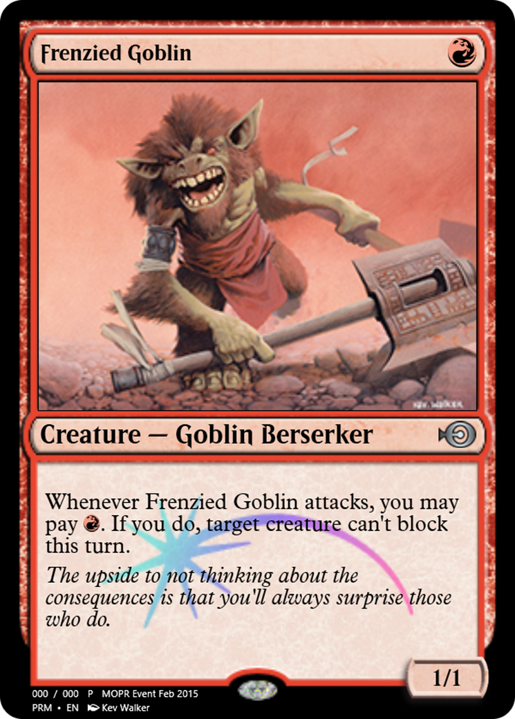 Frenzied Goblin Card Image
