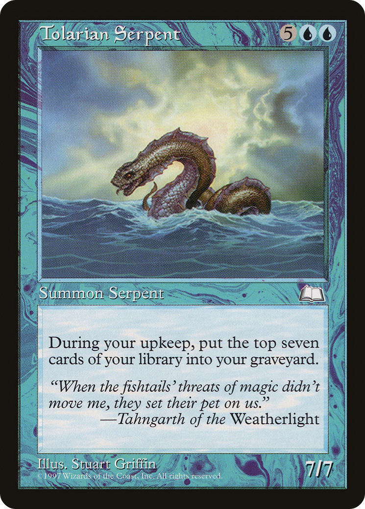 Tolarian Serpent Card Image