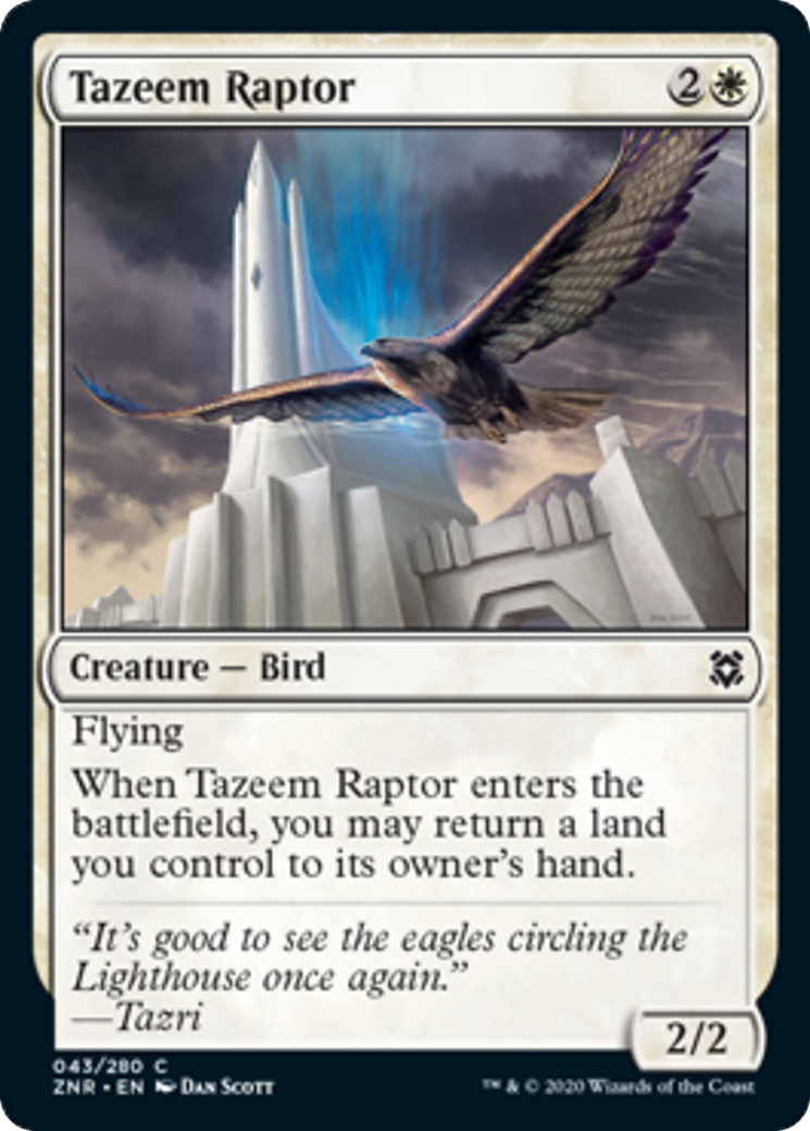 Tazeem Raptor Card Image